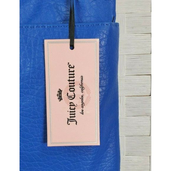 Juicy Couture Cobalt Blue Crossbody Bag Studs NWOT - Picture 3 of 10